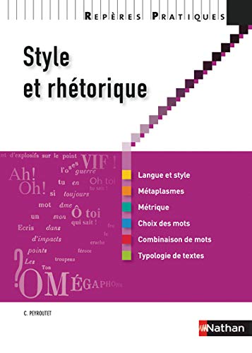 Beispielbild fr STYLE ET RHETORIQUE (Rep res pratiques) (French Edition) zum Verkauf von Books From California