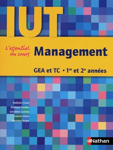 Imagen de archivo de Management : GEA et TC 1re et 2e annes a la venta por Ammareal