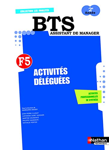 Stock image for ACTIVITES DELEG F5 BTS 2 ASSIS for sale by Ammareal