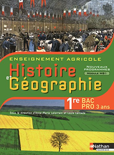 Stock image for Histoire et Gographie 1e Bac pro 3 ans enseignement agricole for sale by medimops