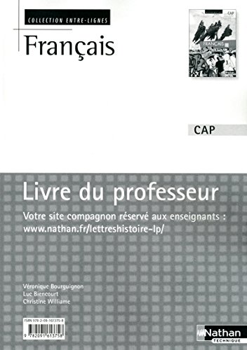 Beispielbild fr Franais CAP zum Verkauf von Ammareal
