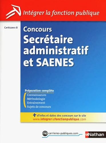 Beispielbild fr Concours Secrtaire administratif et SAENES zum Verkauf von Ammareal