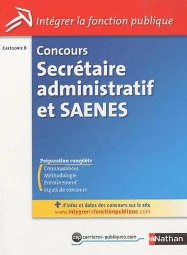 Stock image for Concours Secrtaire administratif et SAENES for sale by Ammareal