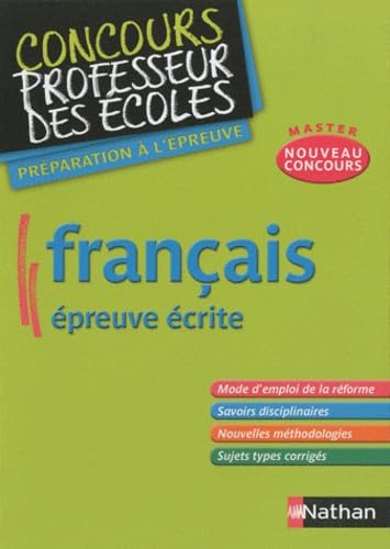 Stock image for Franais preuve crite - Prparation au nouveau concours CRPE for sale by Ammareal