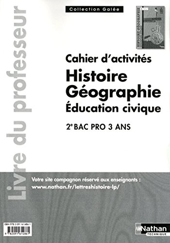 Beispielbild fr Histoire-Gographie-Education civique - Cahiers d'activits - 2e Bac Pro - Livre du professeur [Broch] zum Verkauf von BIBLIO-NET