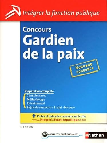 Beispielbild fr CONCOURS GARDIEN DE LA PAIX zum Verkauf von Ammareal