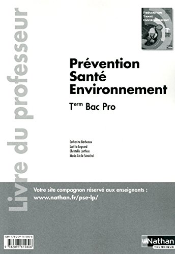 Stock image for Prvention Sant Environnement Tle Bac Pro for sale by RECYCLIVRE