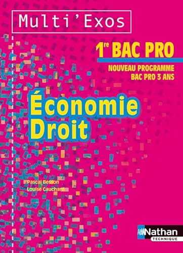 9782091616001: Economie et Droit 1re Bac Pro