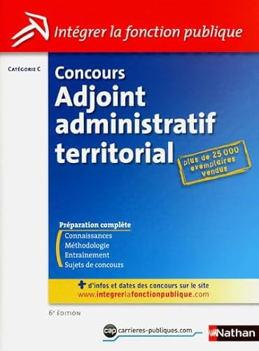 Beispielbild fr CONCOURS ADJ ADMINIST(TERRIT) zum Verkauf von Ammareal