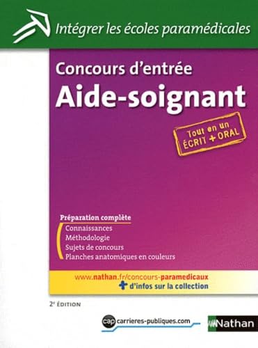 Beispielbild fr Concours d'entre aide-soignant zum Verkauf von Lioudalivre