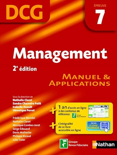 Stock image for Management, Dcg preuve 7 : Manuel & Applications : 2011-2012 for sale by RECYCLIVRE