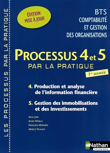 Beispielbild fr Processus 4 et 5 par la pratique, Production et analyse de l'information financire, Gestion des immobilisations et des investissements zum Verkauf von Ammareal