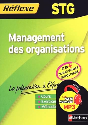 9782091618456: STG - Management des organisations