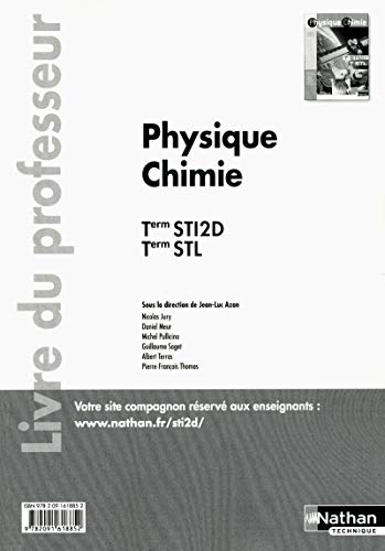 Imagen de archivo de Physique chimie - Terminales STI2D-STL a la venta por Ammareal