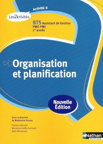 Beispielbild fr Activit 4 - Organisation et planification - BTS AG pme-pmi zum Verkauf von Ammareal