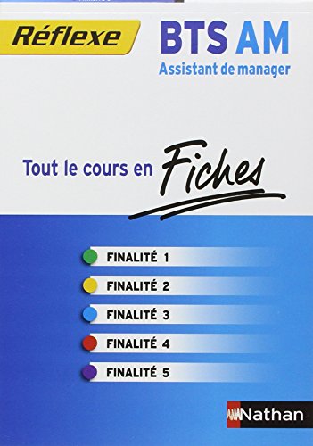 Stock image for Fiches Rflexe - Finalits - BTS Assistant de Manager for sale by medimops