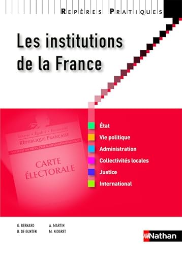 Stock image for Les institutions de la France for sale by medimops