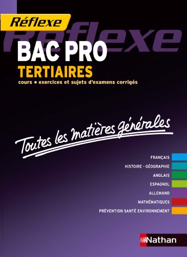 Imagen de archivo de Matires gnrales - Bac Pro tertiaires a la venta por medimops