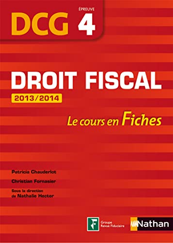 Beispielbild fr DROIT FISCAL EPREUVE 4 DCG FIC zum Verkauf von Ammareal