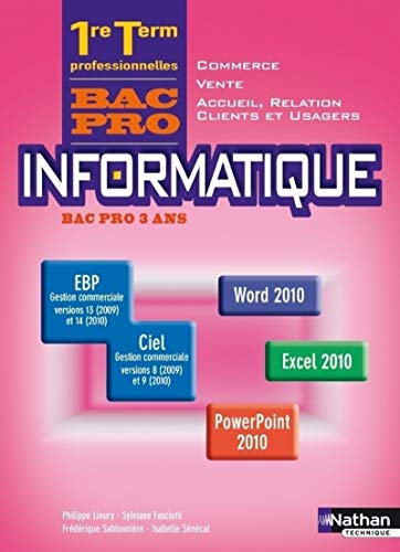 Beispielbild fr Informatique 1e Tle Bac Pro zum Verkauf von medimops