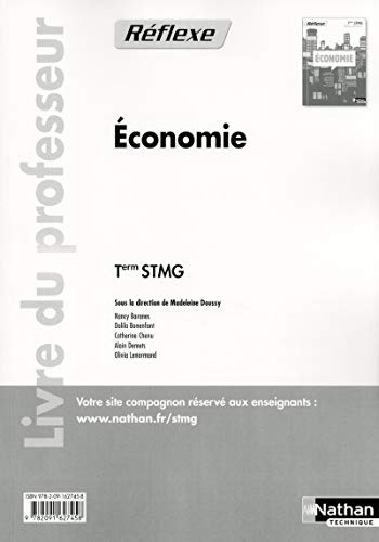 Stock image for Economie Tle STMG : Livre du professeur for sale by GF Books, Inc.