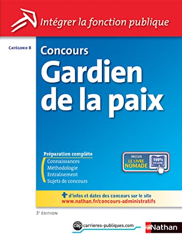 Beispielbild fr Concours Gardien De La Paix : Catgorie B zum Verkauf von RECYCLIVRE