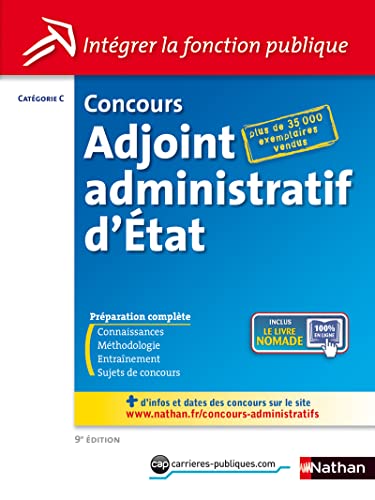 Beispielbild fr Concours Adjoint administratif d'tat zum Verkauf von Ammareal