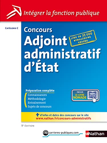 9782091629544: Concours adjoint administratif d'Etat: Catgorie C