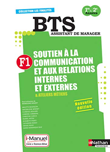 Immagine dell'editore per Finalit 1 - Soutien  la communication et aux relations internes et externes BTS 1re et 2e annes venduto da medimops