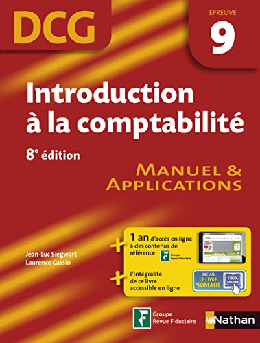 Stock image for Introduction  La Comptabilit, Dcg preuve 9 : Manuel Et Applications for sale by RECYCLIVRE