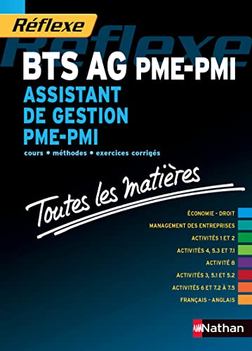 Stock image for Bts Ag Pme-pmi, Assistant De Gestion Pme-pmi : Cours, Mthodes, Exercices Corrigs Et Des Sujets D'e for sale by RECYCLIVRE