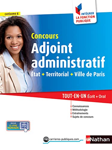 Beispielbild fr Concours Adjoint administratif Etat + Territorial + Ville de Paris zum Verkauf von Ammareal