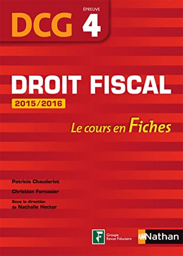 Beispielbild fr Droit fiscal 2015/2016 DCG zum Verkauf von medimops