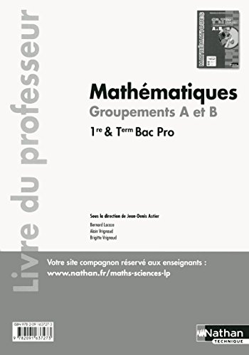 9782091637273: Mathmatiques 1re/Tle Bac Pro