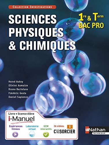 9782091637303: Sciences physiques et chimiques 1re et Tle Bac Pro