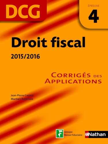 Imagen de archivo de Droit fiscal 2015/2016 a la venta por medimops