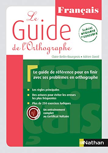 9782091638805: Le guide de l'orthographe franais
