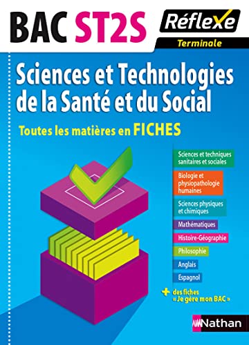 Imagen de archivo de Toutes les matires en FICHES Terminale ST2S - Sciences et Technologies de la Sant et du Social a la venta por Ammareal