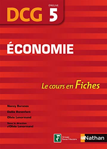 Stock image for Economie - DCG 5 - Le cours en fiches par preuve for sale by Ammareal