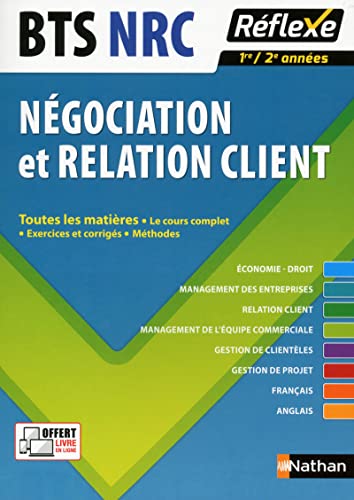 Stock image for Toutes les matires - Ngociation et relation client BTS NRC for sale by Ammareal