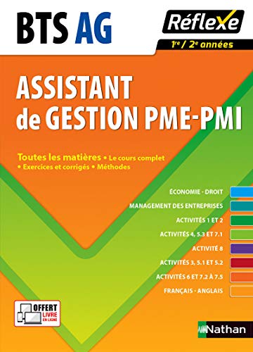 Stock image for Bts Ag Assistant De Gestion Pme-pmi 1re-2e Annes : Toutes Les Matires for sale by RECYCLIVRE