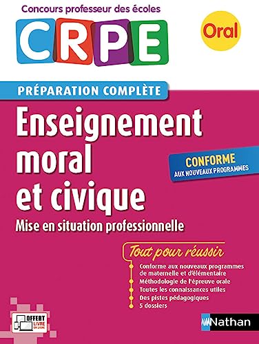 Stock image for Enseignement moral et civique - Prparation  l'preuve orale for sale by Ammareal