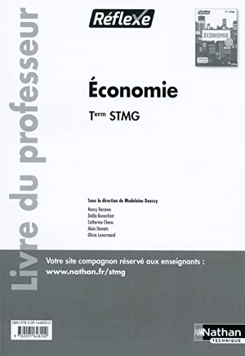 9782091648200: Economie Term STMG (Pochette Rflexe) Professeur - 2017