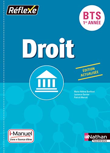 Stock image for Droit Bts 1re Anne : I-manuel, Livre + Licence lve En Ligne for sale by RECYCLIVRE