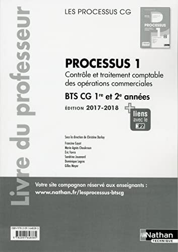 Stock image for Processus 1 BTS CG 1ere et 2eme années (les processus cg) : Livre du professeur [FRENCH LANGUAGE - Soft Cover ] for sale by booksXpress