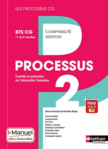 9782091648392: Processus 2 Contrle et production de l'information financire 1re et 2e annes BTS CG