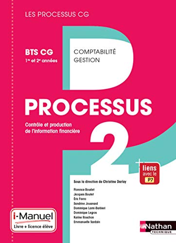 Stock image for Processus 2 BTS CG 1re et 2me annes (Les Processus CG) Livre + licence lve 2017 for sale by Gallix