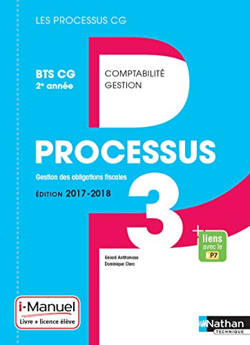 Beispielbild fr Processus 3 - BTS CG 2e anne zum Verkauf von Ammareal