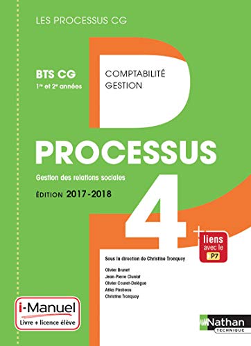 9782091648453: Processus 4 BTS CG 1re et 2me annes (Les processus CG) Livre + Licence lve 2017