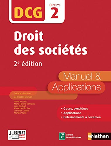 Stock image for Droit des socits - DCG 2 - Manuel et applications for sale by Ammareal
